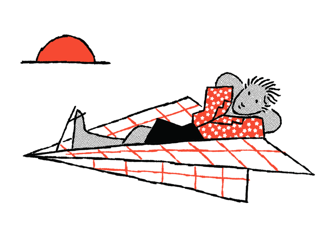 Template editorial illustration