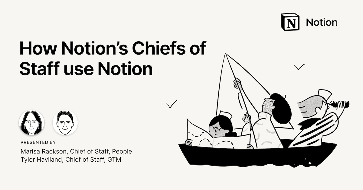 How Notion's Chiefs of Staff use Notion