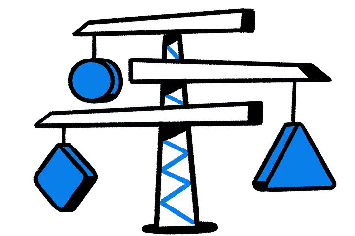 Ilustrasi rangka bangunan