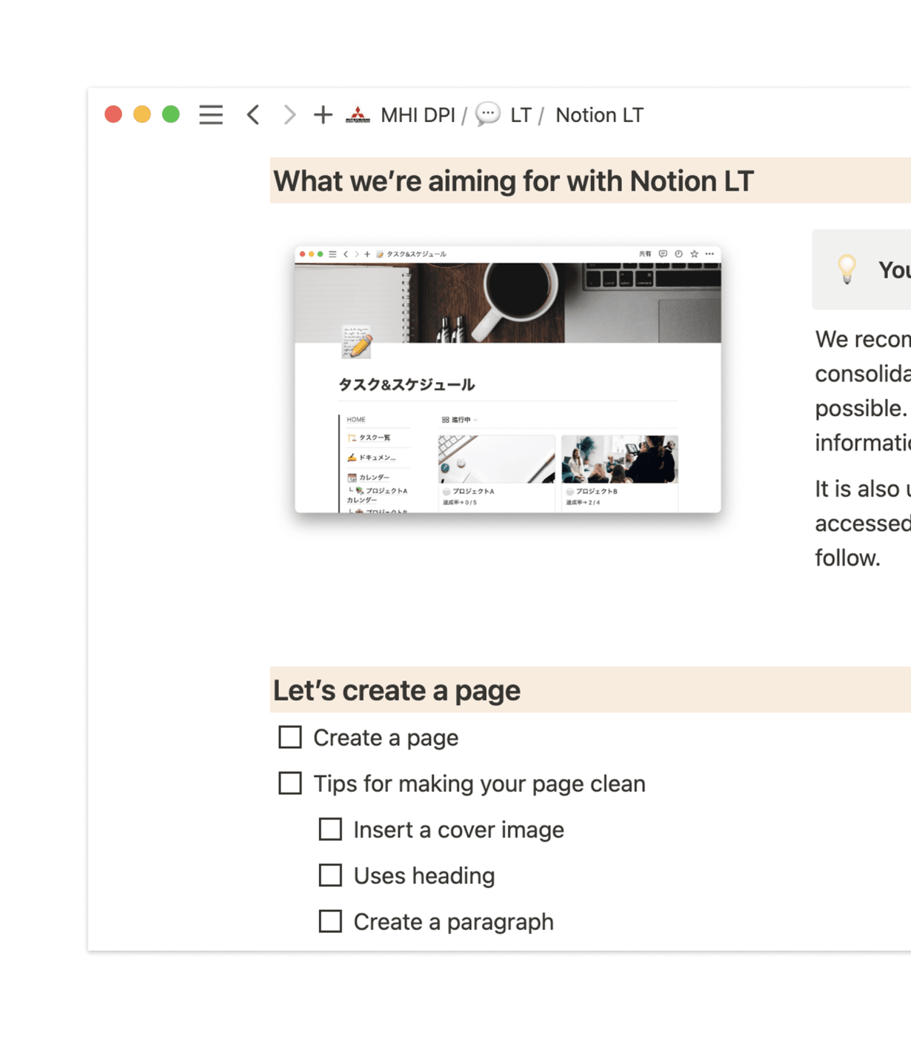 Lightning Talks on Notion were introduced to increase engagement within the department.