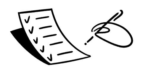 Ilustración de una lista de verificación