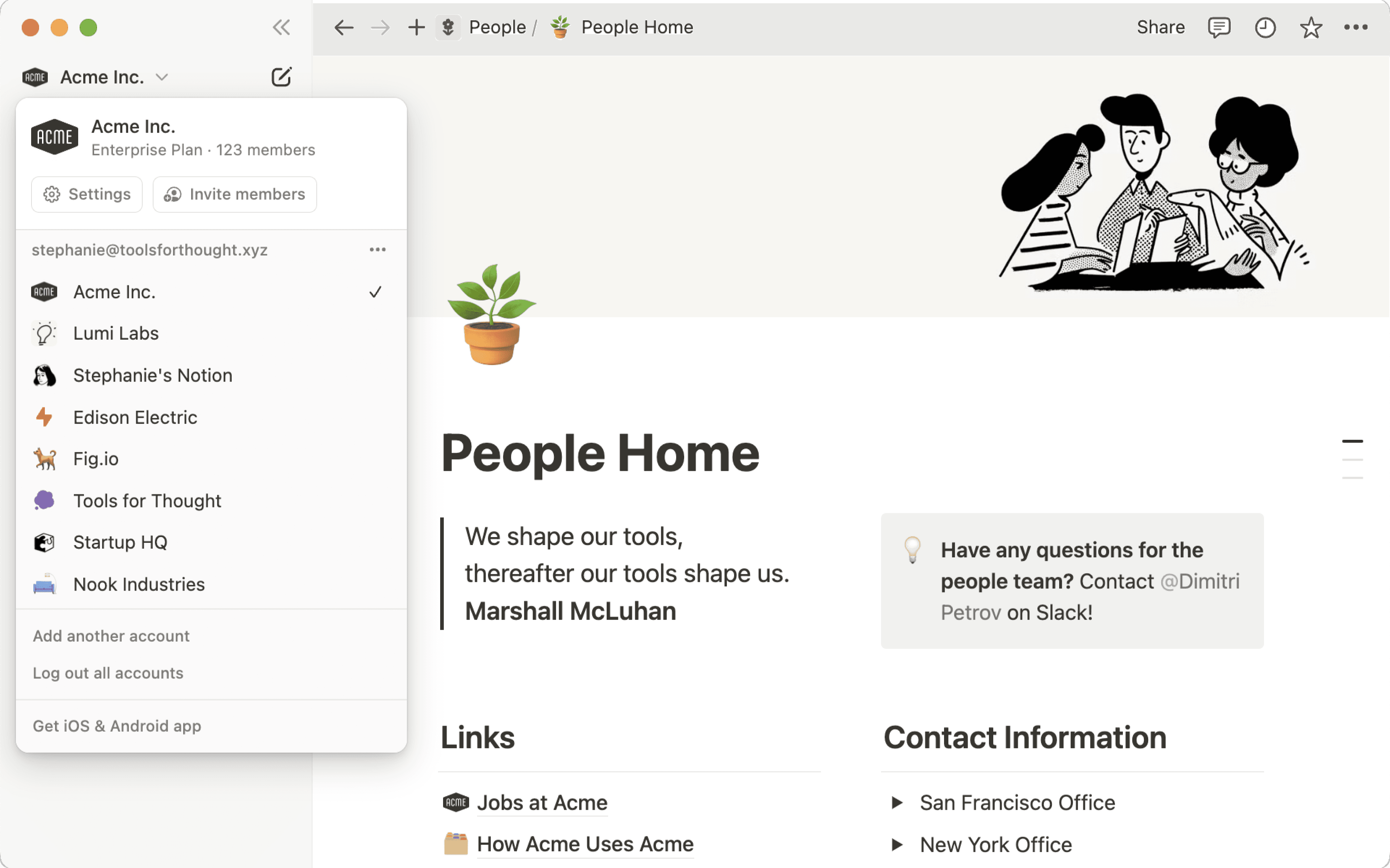 Intro to workspaces - hero