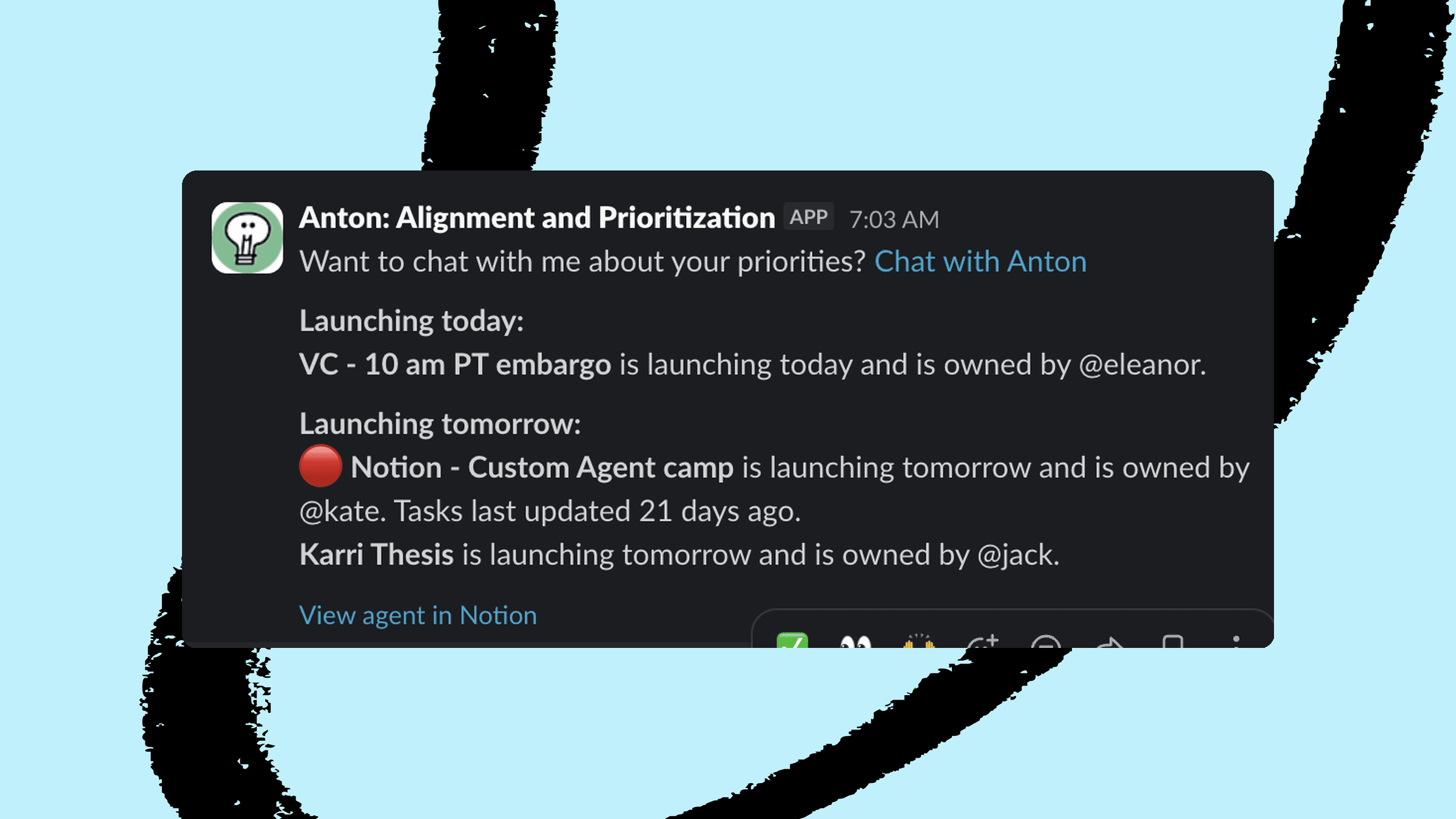 Daily Standup Bot
