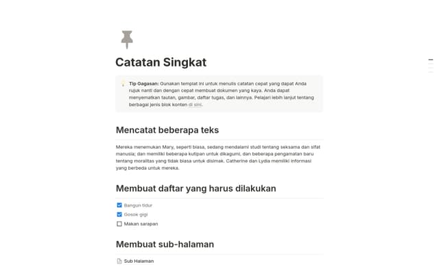 Catatan Cepat