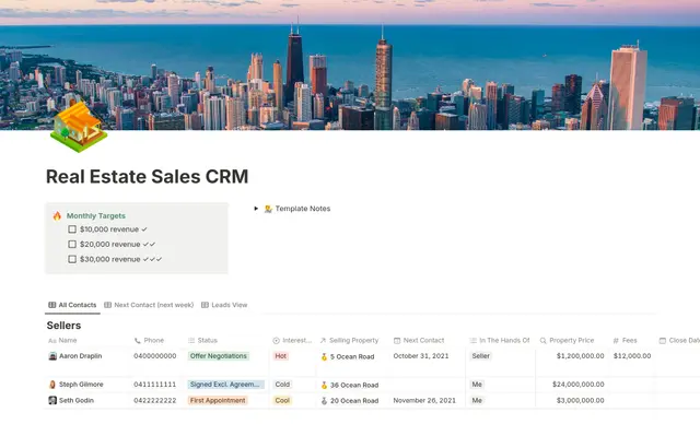 Real Estate Sales CRM